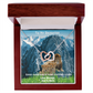 DAUGHTER OUR HEARTS INTERLOCKS JUST LIKE THIS NECKLACE