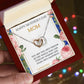 OUR HEARTS INTERLOCKS JUST LIKE THIS NECKLACE/ INTERLOCKING HEARTS NECKLACE
