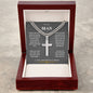 To My Man| Artisan Cross Cuban Link Chain