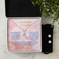To My Soulmate| Alluring Beauty Necklace + Clear CZ earring