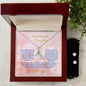 To My Soulmate| Alluring Beauty Necklace + Clear CZ earring