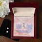 To My Soulmate| Alluring Beauty Necklace + Clear CZ earring