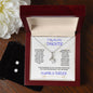 To My Daughter| Alluring Beauty + Clear CZ Earrings