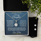 Eternal Hope Necklace +  Clear CZ Earrings