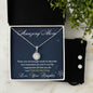 To My Amazing Mom| Eternal Hope Necklace + Clear CZ Earring