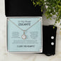 To MY soulmate| Eternal Hope Necklace + Clear CZ Earrings