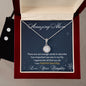 To My Amazing Mom| Eternal Hope Necklace + Clear CZ Earring