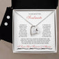 To My Soulmate| Forever Love Necklace + CZ Earring