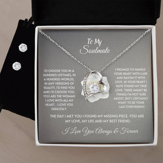 To My Soulmate| Forever Love Necklace