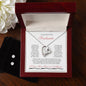 To My Soulmate| Forever Love Necklace + CZ Earring