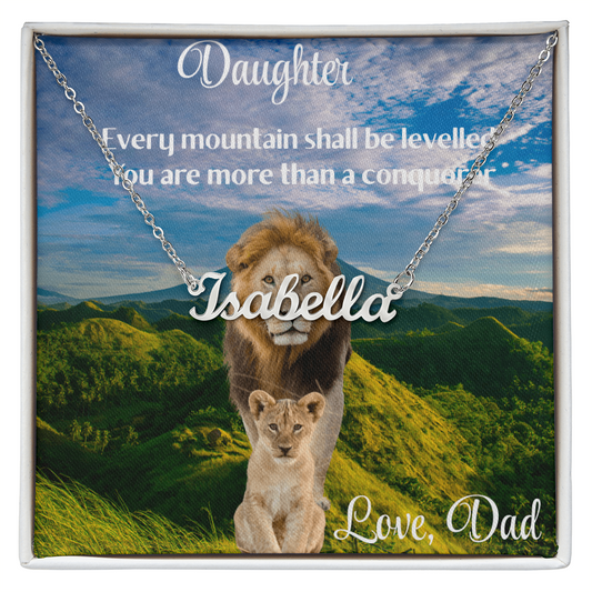 YOU ARE BEAUTIFUL INSIDE AND OUT/ CUSTON NAME NECKLACE