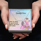 MOM YOUR LOVE HAS SHAPED ME INTO WHO I AM TODAY/ CUSTOM NAME NECKLACE/W/ON DEMAND MESSAGE CARD
