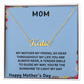 MOM, YOU ARE THE SUNSHINE TO LIGHT MY DAY/ CUSTOM NAME NECKLACE