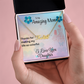 MOM YOU LIGHT UP MY LIFE/CUSTOM NAME NECKLACE/W/ ON DEMAND MESSAGE CARD