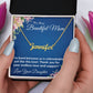 YOUR LOVE HAS SHAPED ME INTO WHO I AM TODAY/ CUSTOM NAME NECKLACE/W/ON DEMAND MESSAGE CARD