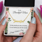 YOUR LOVE HAS SHAPED ME INTO WHO I AM TODAY/ CUSTOM NAME NECKLACE/W/ON DEMAND MESSAGE CARD