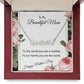 YOUR LOVE HAS SHAPED ME INTO WHO I AM TODAY/ CUSTOM NAME NECKLACE/W/ON DEMAND MESSAGE CARD