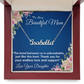 YOUR LOVE HAS SHAPED ME INTO WHO I AM TODAY/ CUSTOM NAME NECKLACE/W/ON DEMAND MESSAGE CARD