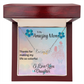 MOM YOU LIGHT UP MY LIFE/CUSTOM NAME NECKLACE/W/ ON DEMAND MESSAGE CARD