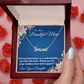 YOUR LOVE HAS SHAPED ME INTO WHO I AM TODAY/ CUSTOM NAME NECKLACE/W/ON DEMAND MESSAGE CARD