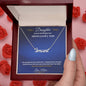 To My Daughter| Custom Necklace With Message Card
