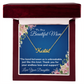 YOUR LOVE HAS SHAPED ME INTO WHO I AM TODAY/ CUSTOM NAME NECKLACE/W/ON DEMAND MESSAGE CARD