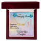 MOM YOU LIGHT UP MY LIFE/CUSTOM NAME NECKLACE/W/ ON DEMAND MESSAGE CARD