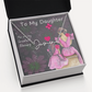 To My Daughter Signature Name Necklace