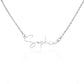 To My Daughter Signature Name Necklace