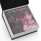To My Daughter Signature Name Necklace