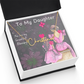 To My Daughter Signature Name Necklace