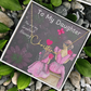 To My Daughter Signature Name Necklace
