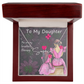 To My Daughter Signature Name Necklace