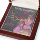 To My Daughter Signature Name Necklace