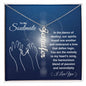 To My Soulmate |  Vertical Name Necklace