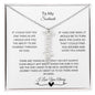 To My Soulmate| Vertical Name Necklace W/MC