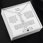 To My Soulmate| Vertical Name Necklace W/MC