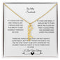 To My Soulmate| Vertical Name Necklace W/MC