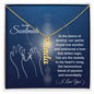 To My Soulmate |  Vertical Name Necklace