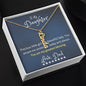 To My Daughter| Vertical Name Necklace