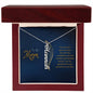 To My Mom | Vertical Name Necklace