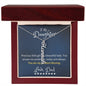 To My Daughter| Vertical Name Necklace