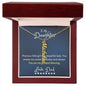 To My Daughter| Vertical Name Necklace