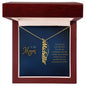To My Mom | Vertical Name Necklace