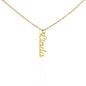 Vertical Name Necklace