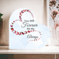 THE BEST VALENTINES DAY ACRYLIC HEART PLAQUE