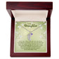 To My Daughter | Engraved Baby Feet with Birthstone