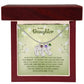 To My Daughter | Engraved Baby Feet with Birthstone
