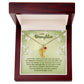 To My Daughter | Engraved Baby Feet with Birthstone