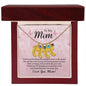 To My Mom | Engraved Baby Feet with Birthstone